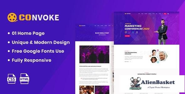 25176 Convoke v1.0 - Event & Conference HTML5 Template 