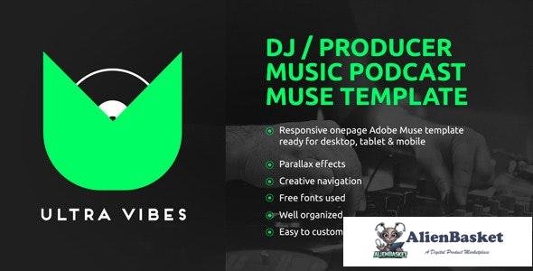 16920 Ultra Vibes v1.0 - DJ / Producer Podcast Muse Template 