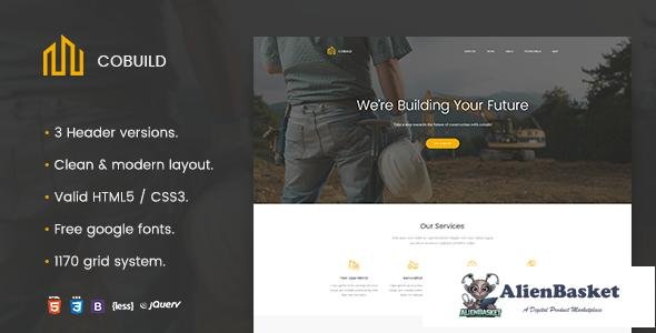 10798 Cobuild - Construction Landing Page Html Template 