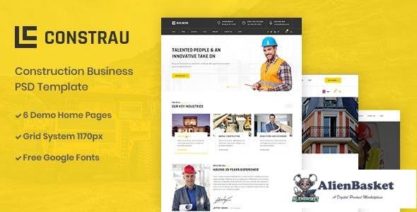 14548 Constrau v1.0 - Construction Business PSD Template 