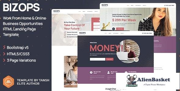 26062 Bizops v1.0 - Online Business Opportunities HTML Landing Page Template 