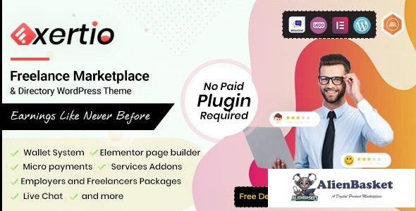 25816 Exertio v1.0.4 - Freelance Marketplace WordPress Theme 