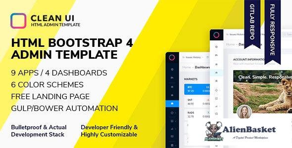 11714 Clean UI HTML — Bootstrap Admin Template 