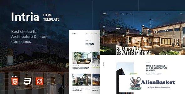 13375 Intria - Architecture and Interior HTML Template 