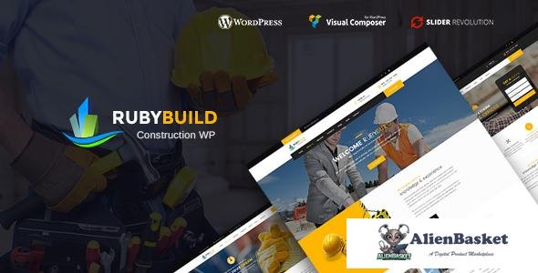 10398 RubyBuild v1.2 - Building & Construction WordPress Theme 