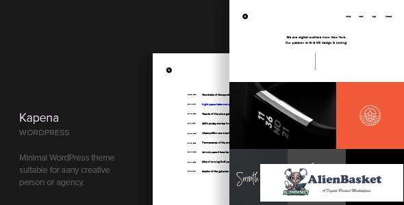 29312 Kapena v1.2 - Minimal Portfolio WordPress Theme 