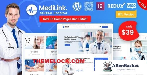 29618 Medilink v1.6.6 - Health & Medical WordPress Theme 