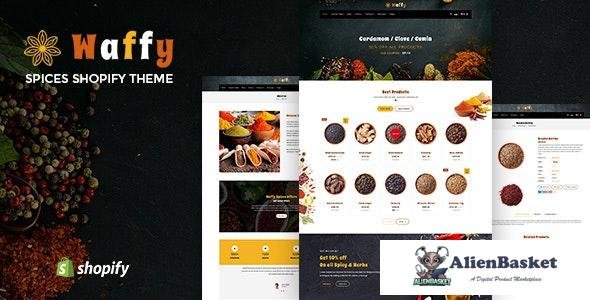 18654 Waffy v1.0 - Spices, Dry Fruits and Nuts Store Shopify Theme 