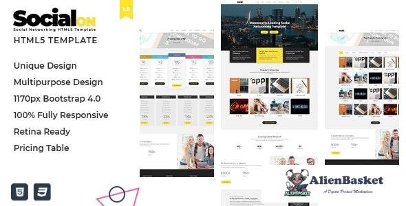 19286 Social Net v1.0 - Corporate Networking Connection HTML5 Template 