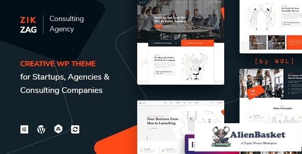 34471 ZikZag v1.2.2 - Consulting & Agency WordPress Theme 