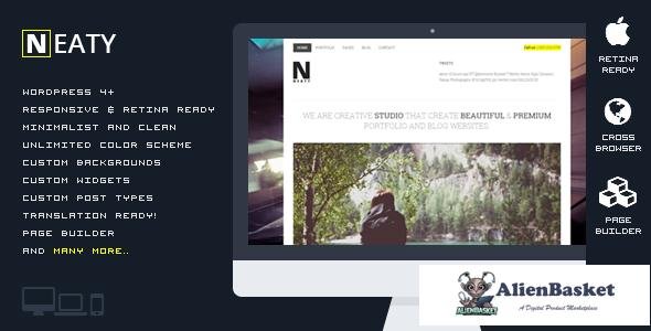 11029 Neaty v1.0.1 - Responsive Portfolio WordPress Theme 