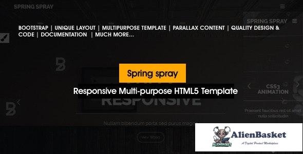 17940 Springspray v1.0 - Multipurpose HTML5 Template 