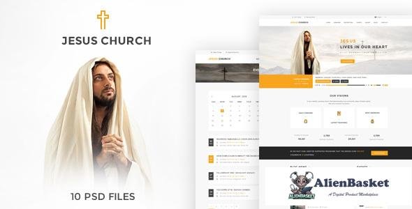 12328 JESUS CHURCH - PSD template 