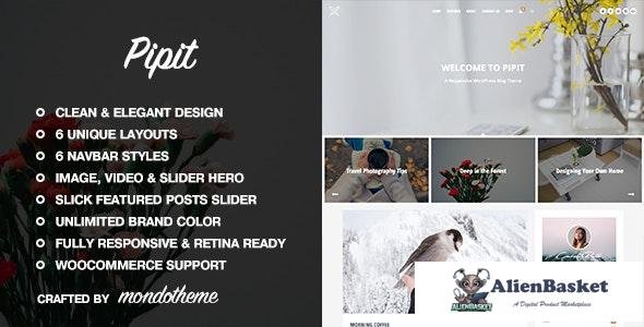 17566 Pipit v1.2 - A Responsive WordPress Blog Theme 