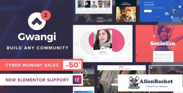 19598 Gwangi v2.2.1 - PRO Multi-Purpose Membership, Social Network & BuddyPress Community Theme 