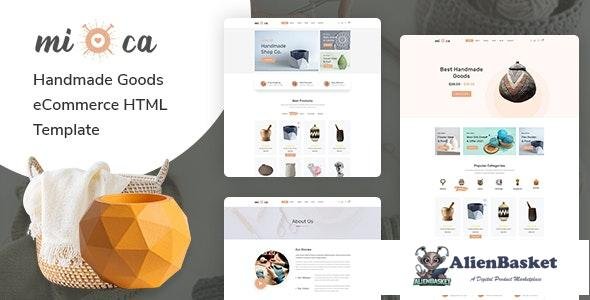 26590 Mioca v1.0 - Handmade Goods eCommerce HTML Template 