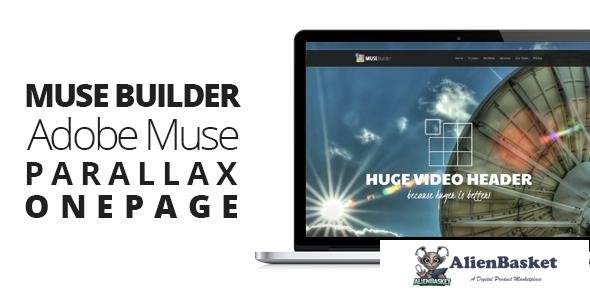 11265 Muse Builder - Parallax OnePage Muse Template 