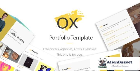 10201 OX - Creative Personal Portfolio Template 