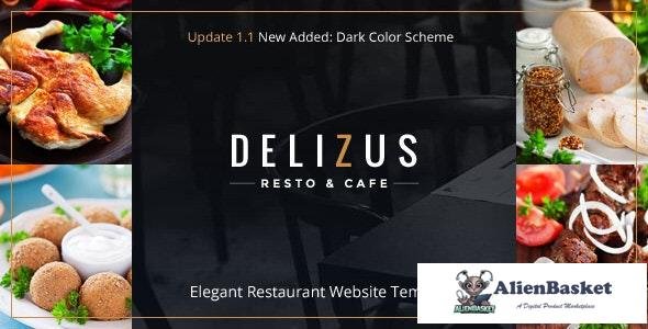 23310 Delizus v1.1.1 - Restaurant Website Template 