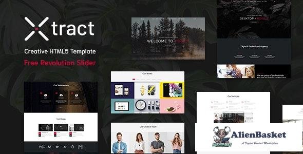 26243 Xtract v1.0 - Creative One Page Template 