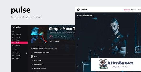 18699 pulse v2.2.1 - Music, Audio, Radio WordPress Theme 