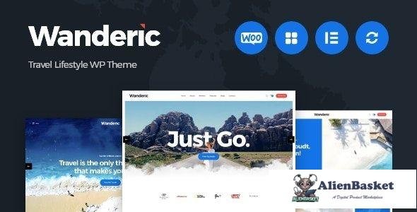 28926 Wanderic v1.0.2.1 - Travel Blog & Lifestyle WordPress Theme 