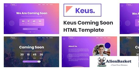 22722 Keus v1.0 - Creative Coming Soon HTML5 Template 