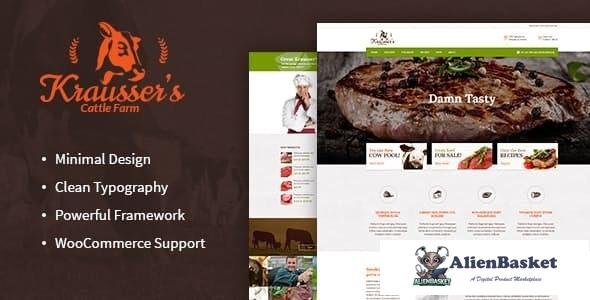 17471 Krausser's v1.7.1 - Cattle Farm & Meat Produce Market WordPress Theme 