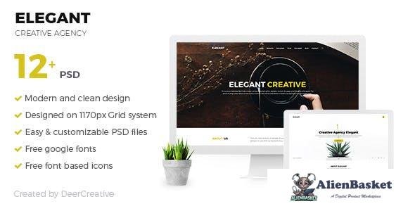14217 ELEGANT v1.0 - Creative Agency PSD Template 