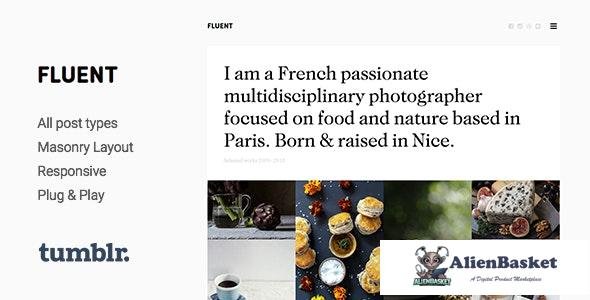 19643 Fluent v1.3.2 - Premium Portfolio Tumblr Theme 