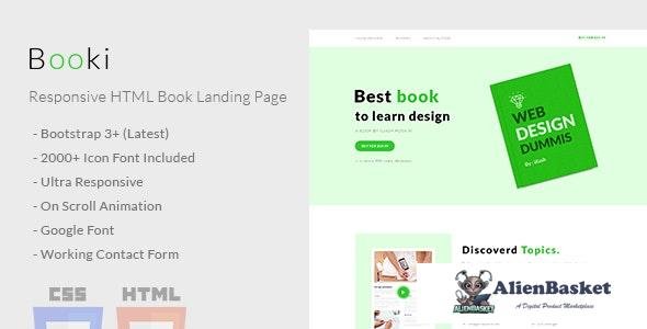 25377 Booki v1.0 - Responsive HTML Book Landing Page 
