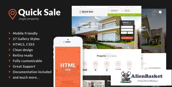 15830 Quick Sale v1.1 - Real Estate HTML Theme 