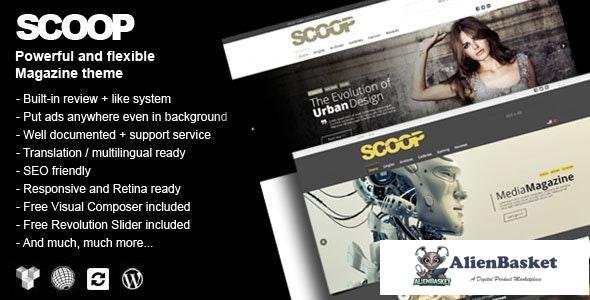 24091 Scoop v5.2.0 - A Magazine Theme For WordPress 