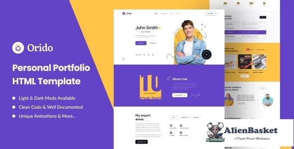 31604 Orido v1.0 - Personal Portfolio HTML Template 