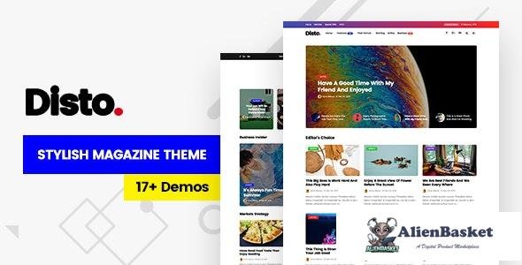 17175 Disto v1.5 - WordPress Blog Magazine Theme 