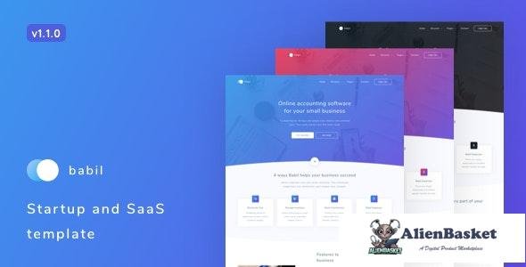 27803 Babil v1.1.0 - Startup and SaaS template 