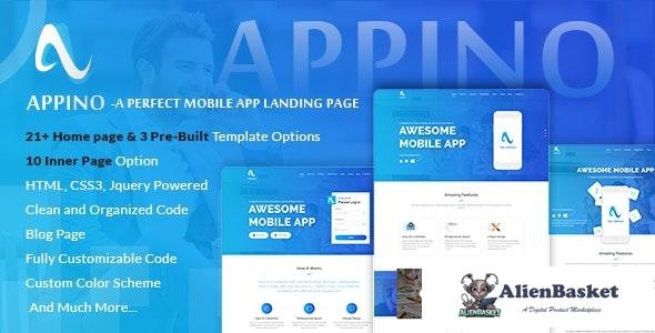 17920 APPINO v2.5 - A Perfect Mobile App Landing Page 