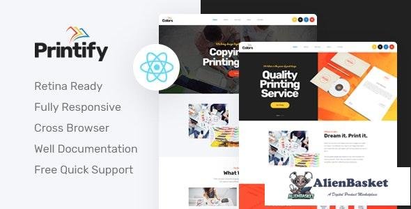 31710 Printify v1.0 - React Next Printing Company Template 