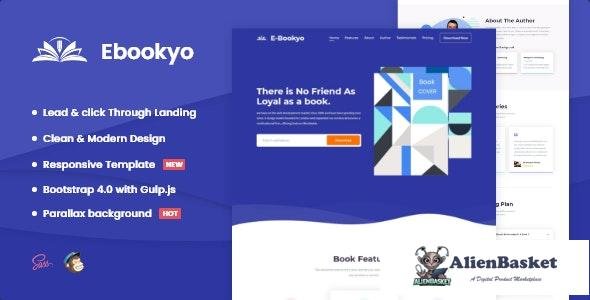 24424 Ebookyo v1.0 - Ebook HTML Landing Page Template 