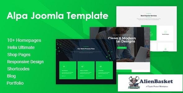 19918 Alpa v1.1.1 - Responsive Multipurpose Joomla Website Template 