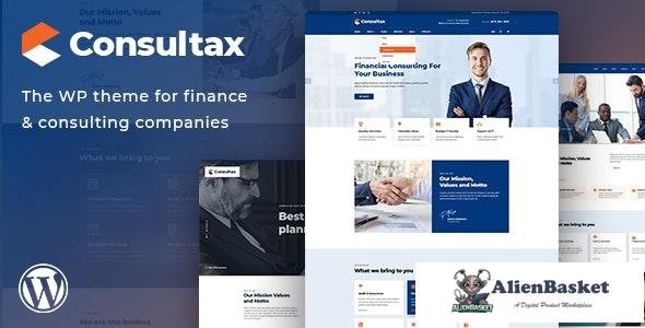 18839 Consultax v1.0.5 - Financial & Consulting WordPress Theme 