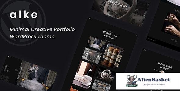 15413 Alke v1.0.1 - Minimal Creative Portfolio WordPress Theme 