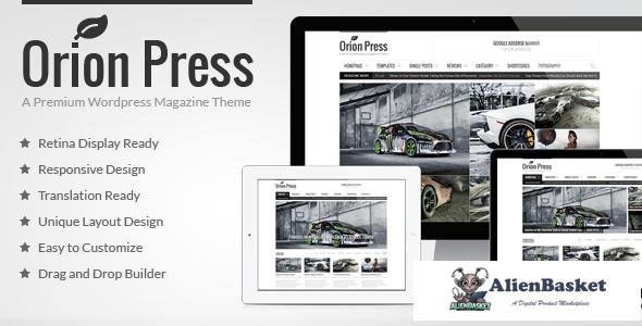 13076 Orion Press v2.9 - Retina and Responsive Magazine Theme 