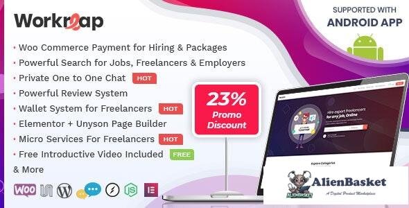 16526 Workreap v1.1.9 - Freelance Marketplace WordPress Theme 