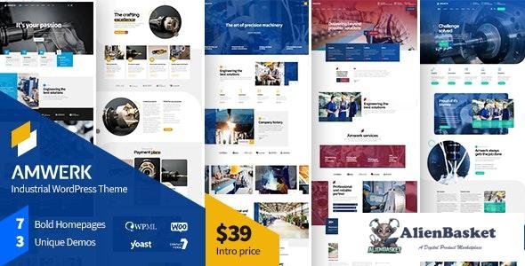 24637 Amwerk v1.0.1 - Industry WordPress Theme 