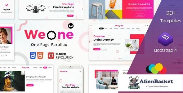 23121 Weone v1.2 - One Page Parallax HTML5 