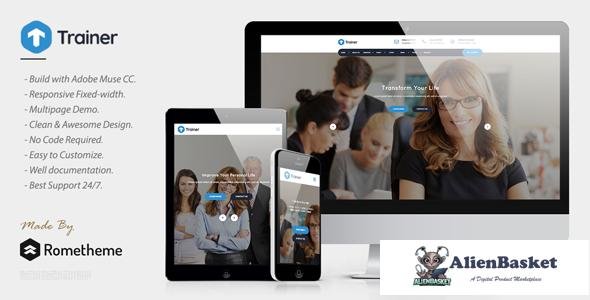 11666 Trainer - Trainer, Mentor and Coach MUSE Template 