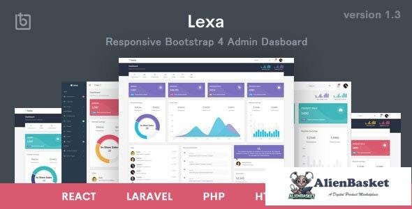18054 Lexa v1.3 - Responsive Admin & Dashboard Template 