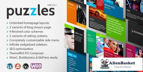 17355 Puzzles v4.2 - WP Magazine / Review with Store WordPress Theme + RTL 
