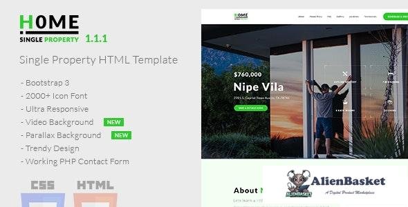 25373 Home v1.1.1 - Single Property HTML Template 